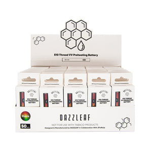 EZii Mini 510 Thread VV Preheat Battery Dazzleaf vaporizer EZii Mini 510 Thread VV Preheat Battery Dazzleaf vaporizer