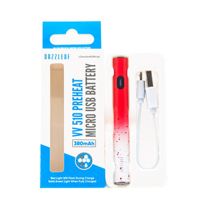 VV 510 Preheat Micro USB Battery Dazzleaf vaporizer VV 510 Preheat Micro USB Battery Dazzleaf vaporizer