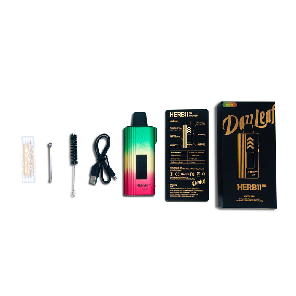 HERBii pro vaporizer package